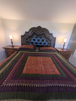 King size bed with mattress