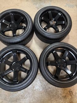 MUST GO!! Guaranteed satisfaction for the price. Infinity and toyota sport rims with brand new tires