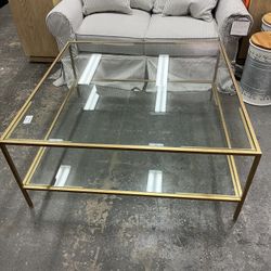 Jayce Modern Glass Coffee  Table 
