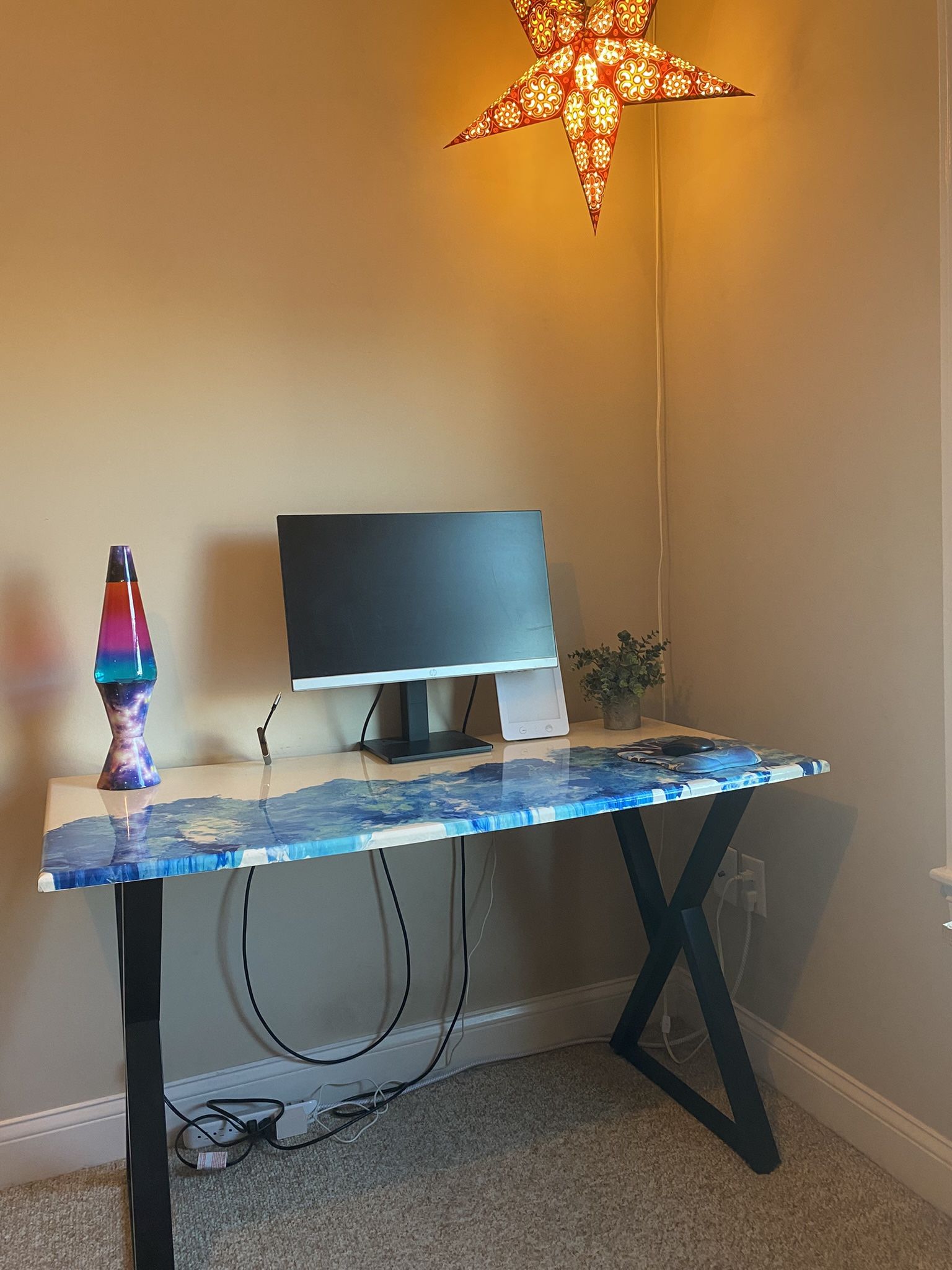 Hand Crafted Resin Desk