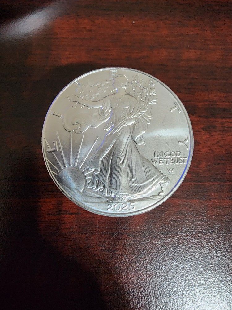 10- Uncirculated 1 Ounce American Silver Eagle Coins