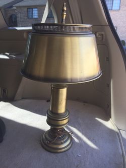 Brass lamp- 17” tall
