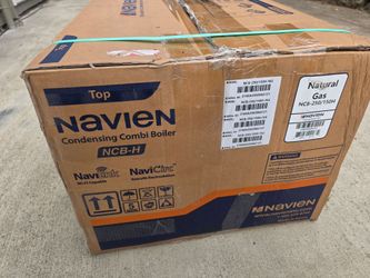 NEW IN BOX Navien NCB-250/150H Combi Boiler – Never Used – Cosmetic Dent