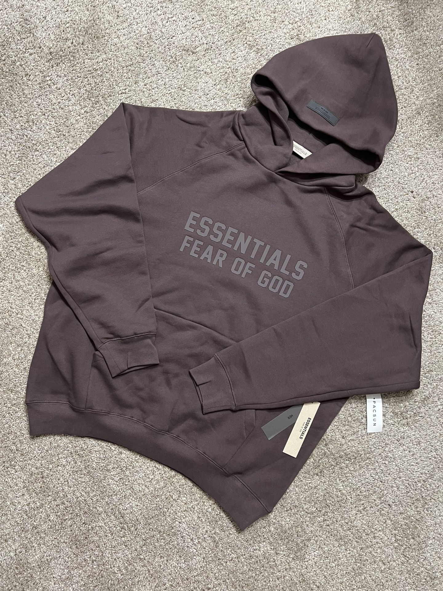 Fear Of God Essentials Hoodie Plum