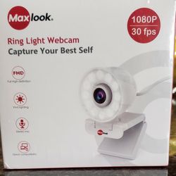 Ring Light Webcam HD Streaming 