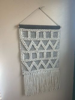 Wall hanging macrame