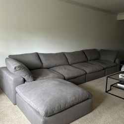 5 piece Modular Sectional Cloud Couch 