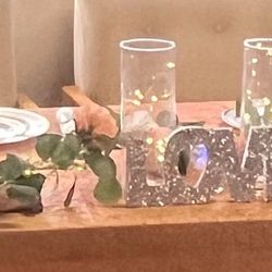 Bride & Groom Table Set 