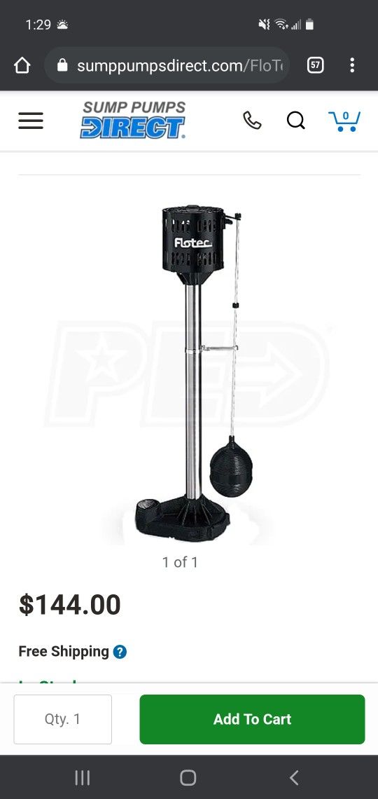 FLOTEC Stum Pump