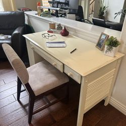 Desk And Chair (Delivery Possible)