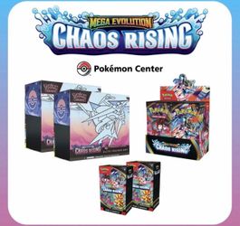 Chaos Rising Pokemon Center Pre- Order