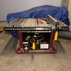 Chicago 10 Inch Electric Table Saw W/ Blade & Push Stick