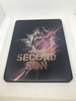 Infamous SS custom Steelbook Case only PS4