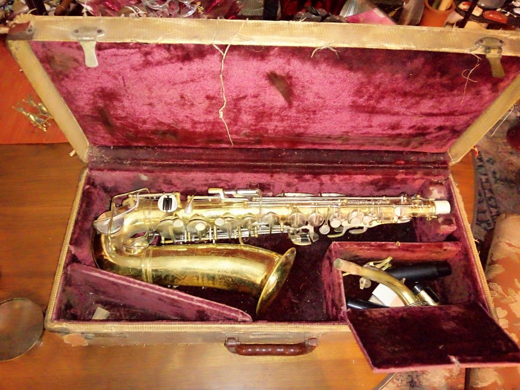 Vintage Saxophone From The '40s
