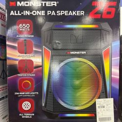 Monster Z6 All-in-One PA Bluetooth Speaker System 