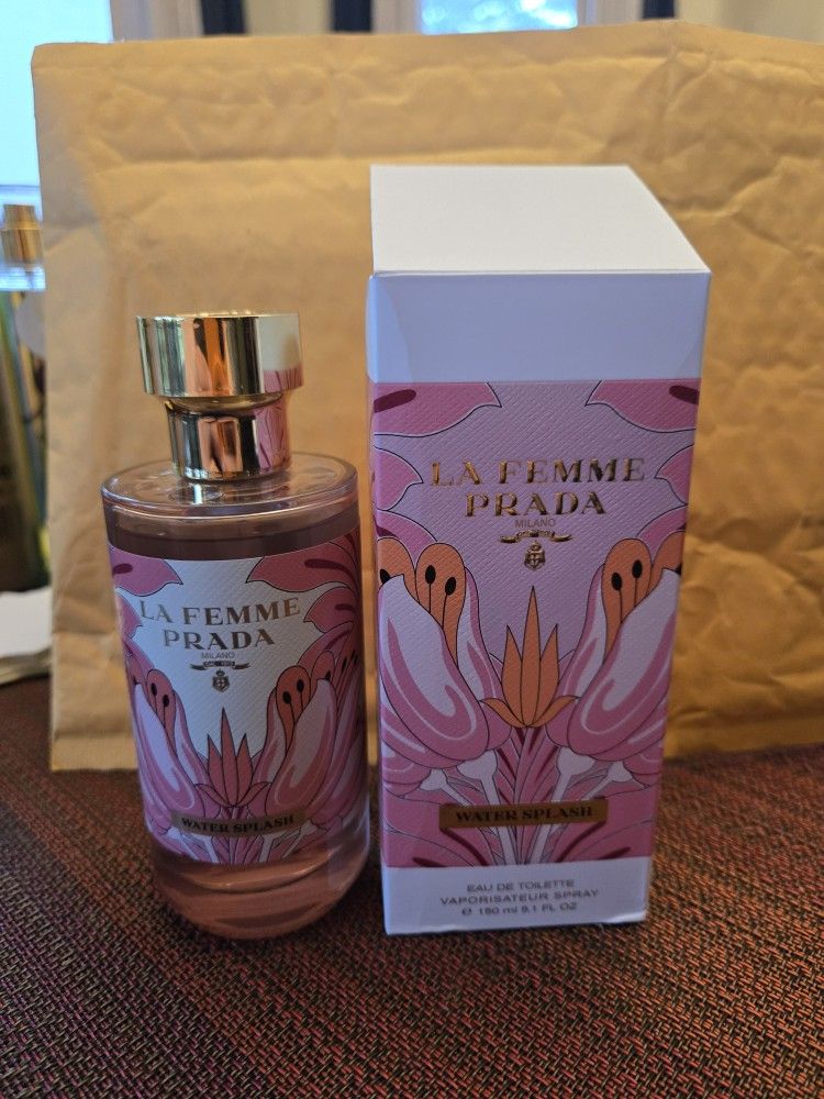 Discontinued Prada La Femme L'Eau Water Splash 150ml/5.1oz ( new with box)