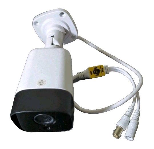 TIGERSECU 5MP Metal Long Range Security Camera for DVR Weatherproof White