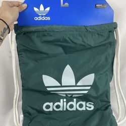 Adidas Unisex Original Trefoil Gym/Travel Sackpack One Size Green White