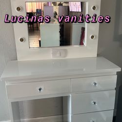 White Vanity Set For Little Girl Under 8