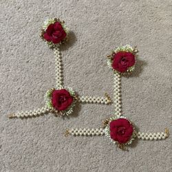 Indian Flower Jewelry Set 