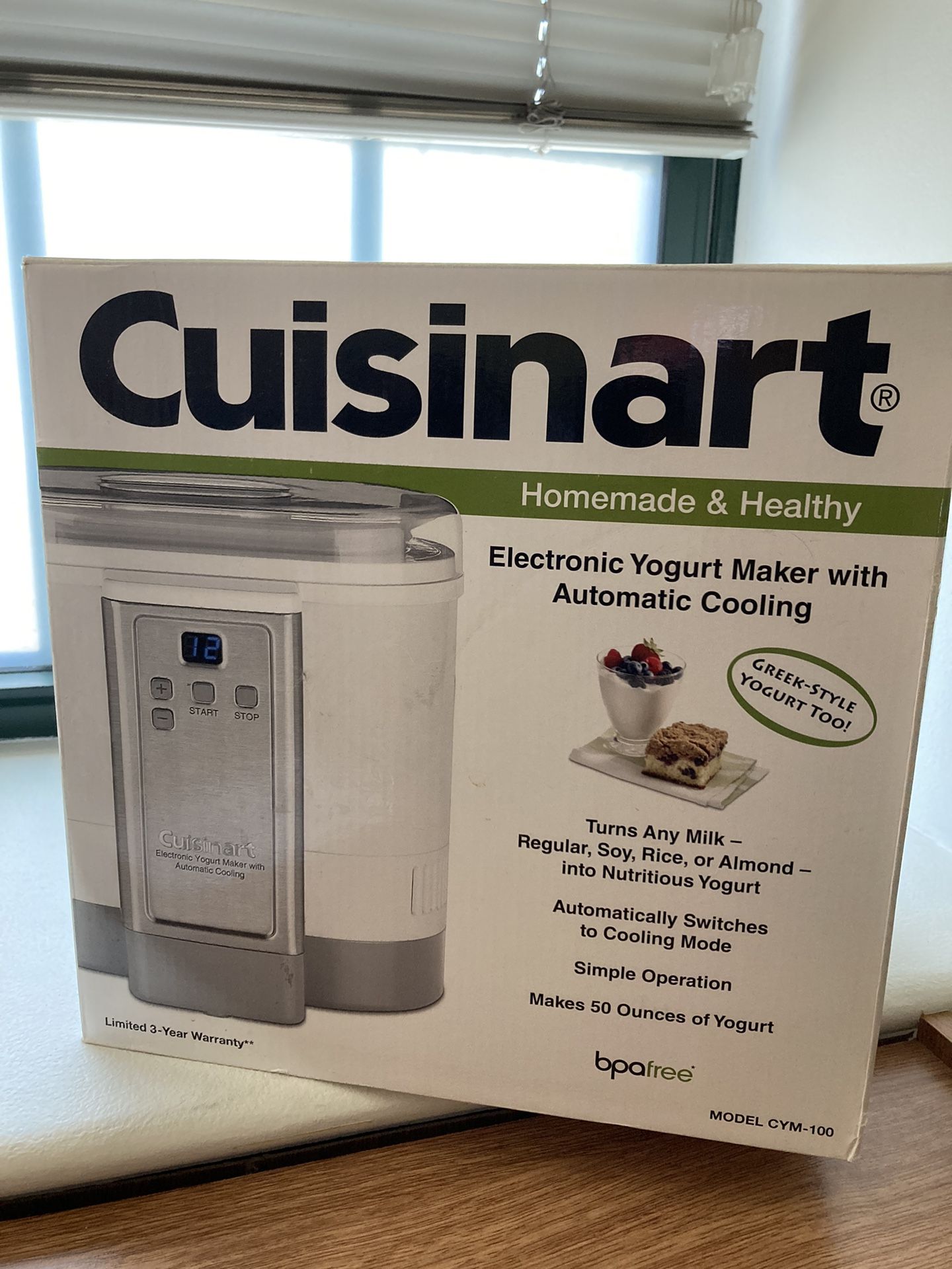 Cuisinart electronic 2024 yogurt maker