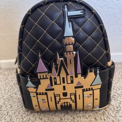 Disney Loungefly Sleeping Beauty Castle Mini Backpack 70th Anniversary