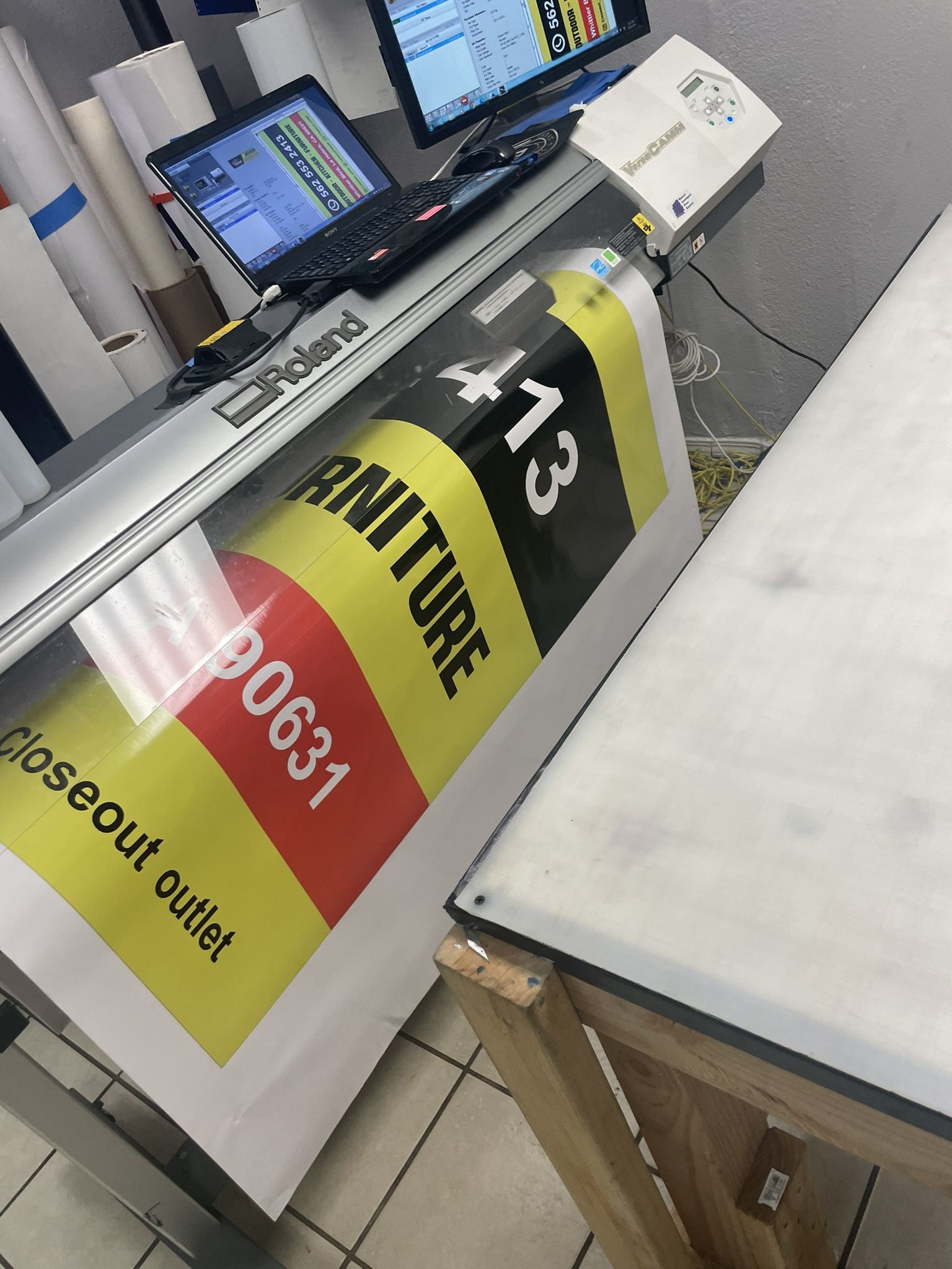 VP540 ROlAND PRINTER