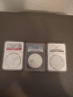 Lot of 3 MS70 ASE