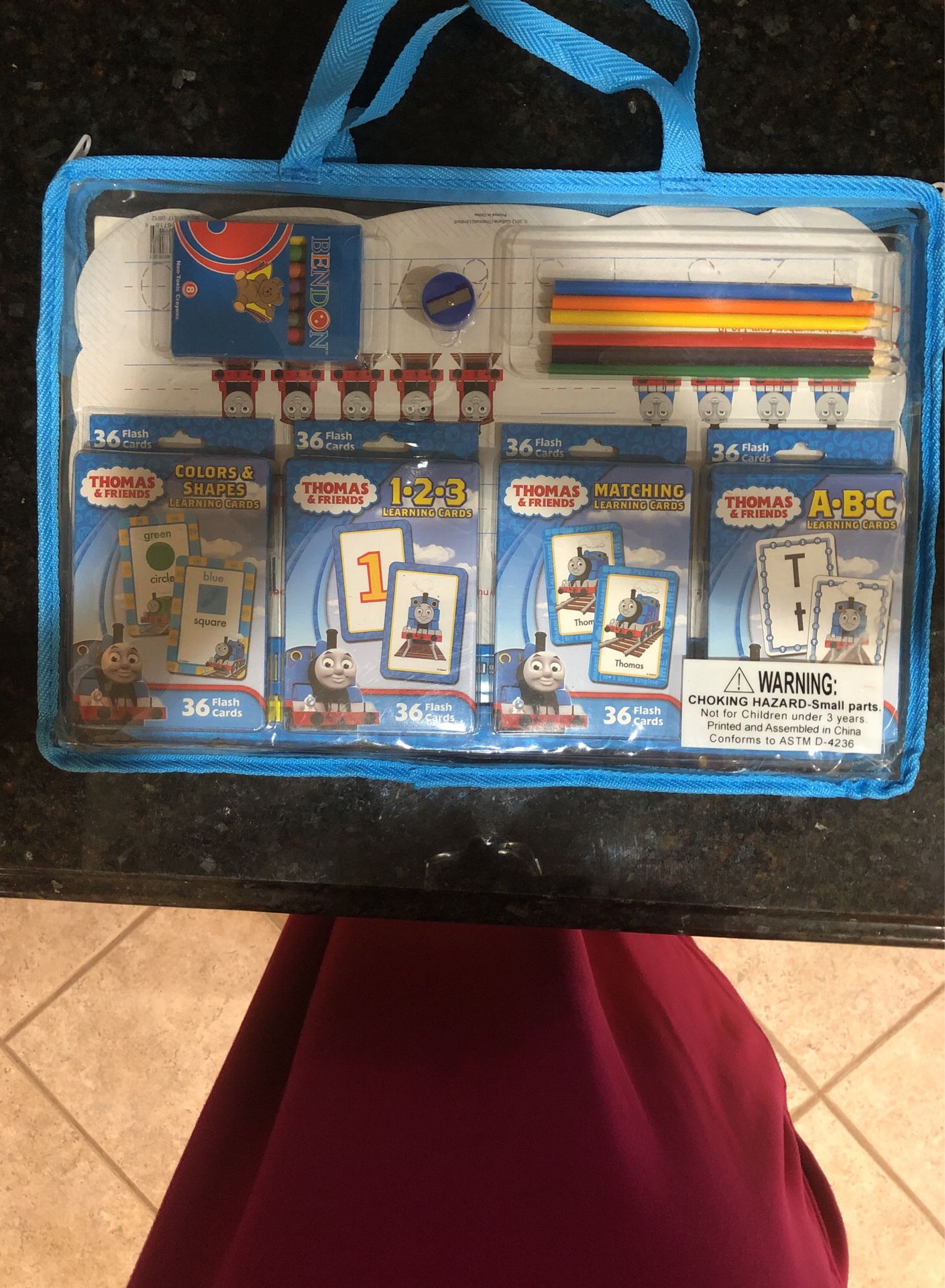 Thomas And Friends Deluxe learn at home carry case