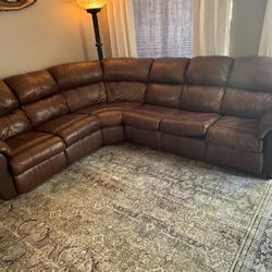 Leather Sectional Sleeper Sofa