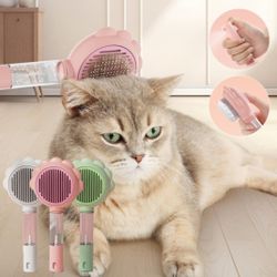 2 In 1 Cleaning pet Brush Comb With Spray 