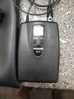 Shure ulx transmitter $150