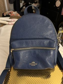COACH MINI CHARLIE F38263 BABY BLUE PEBBLE LEATHER MINI BACKPACK.GOOD  CONDITION. for Sale in Torrance, CA - OfferUp