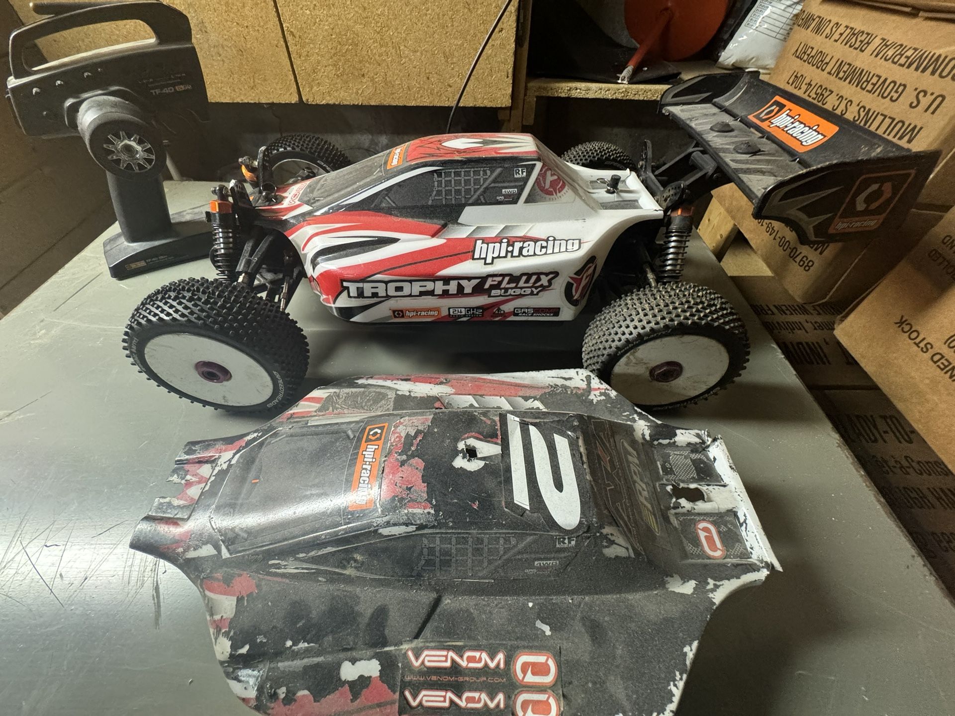 Rc Hpi Racing Eight Scale Trophy Buggy Flux