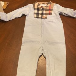 burberry baby jumpsuit 