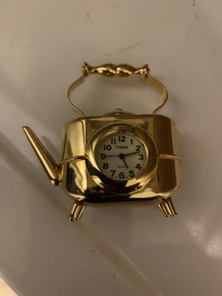Mini Timex Tea Pot Clock 