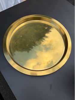 PICK UP TODAY-Gold Decorative Tray