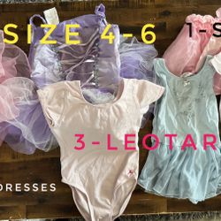 Girls Size 4-6 Ballet Clothing