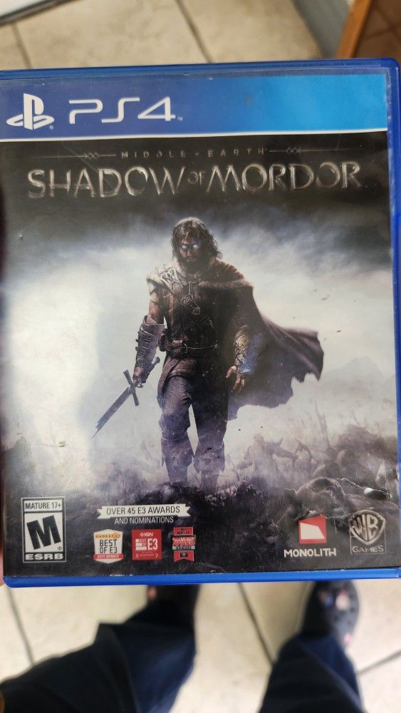 Ps4 Shadow Of Mordor