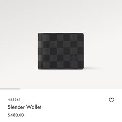 Checkered Louis Vuitton Wallet