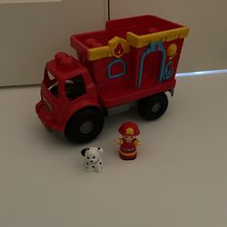 Mega Block Fire Truck Toy