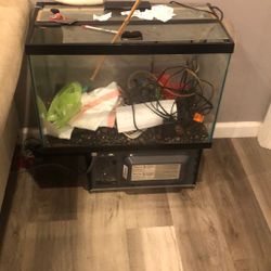 Fish Tank And Microwave