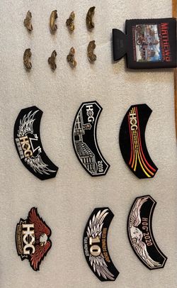 Harley Davidson Hog Patches And Pins ($5.00 EACH)