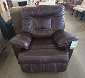Brown Leather Recliner