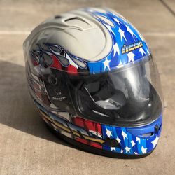 ICON Street Bike Motorcycle Helmet LARGE