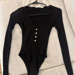 Black Bodysuit. 