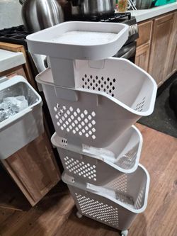 Shelf and rolling cart