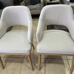 Dining chairs ( set of two)
