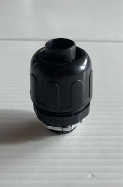 1/2” Nylon Straight Liquid Tight Connector BLACK FNMC-B - When You Only Need 1