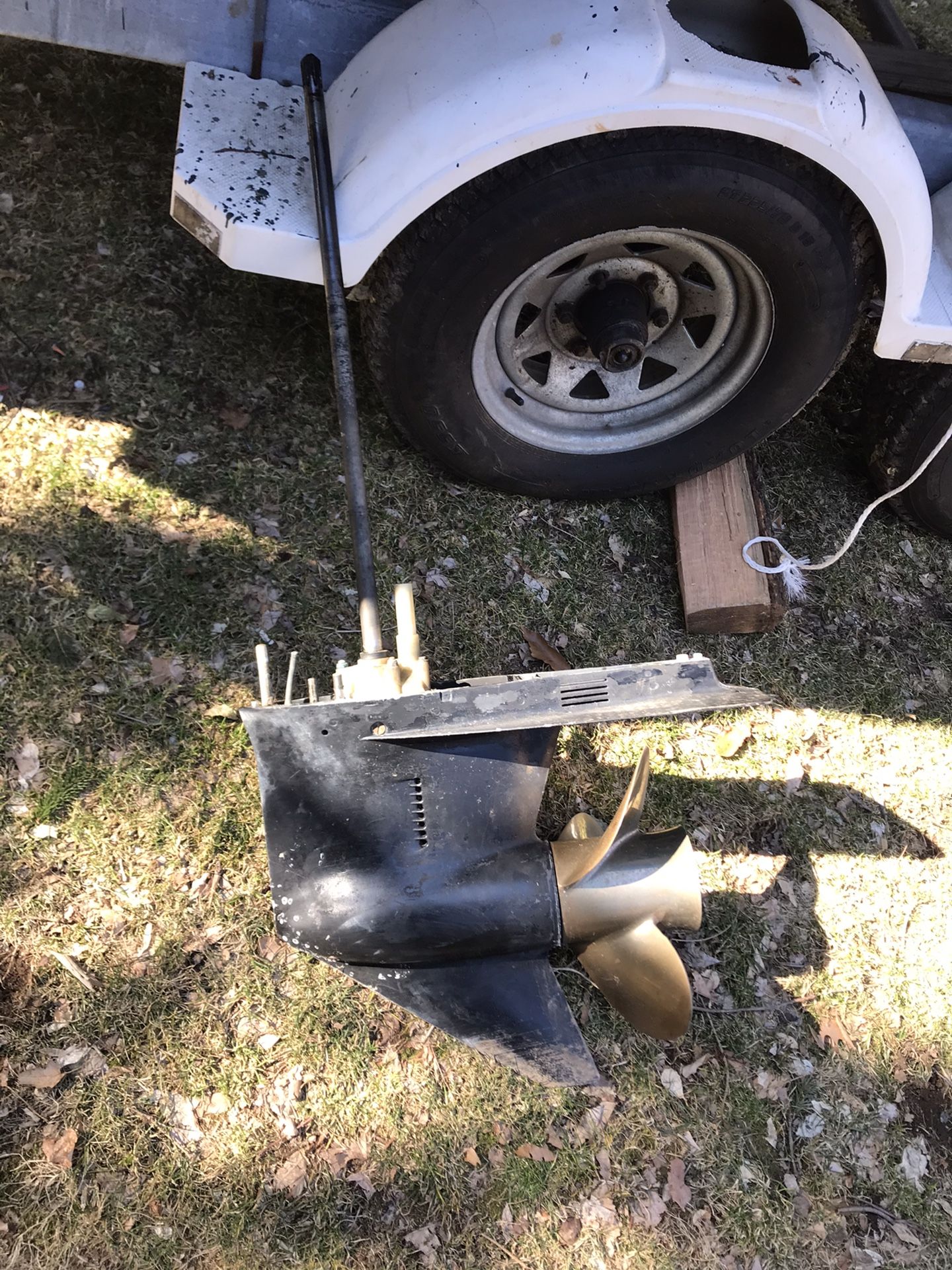 1992 Mercury Outboard 25” counter rotation lower unit